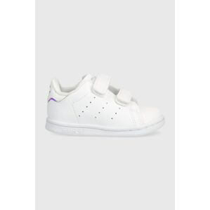 Dětské sneakers boty adidas Originals Stan Smith Cf I bílá barva