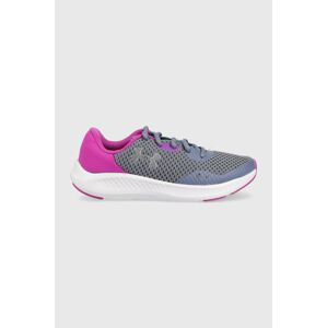 Dětské sneakers boty Under Armour šedá barva