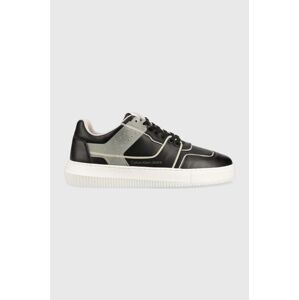 Sneakers boty Calvin Klein Jeans Chunky Cupsole Laceup Low černá barva