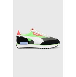 Sneakers boty Puma FUTURE RIDER PLAY ON zelená barva, 371149-88