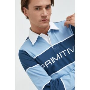 Bavlněné tričko s dlouhým rukávem Primitive s aplikací