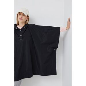 Bunda Lauren Ralph Lauren dámská, černá barva, přechodná, oversize