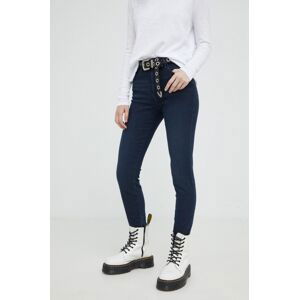 Džíny Wrangler High Rise Skinny Ink Spill dámské, high waist