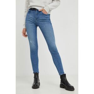 Džíny Wrangler High Rise Skinny Heath dámské, high waist