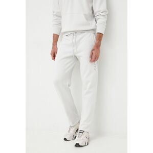 Kalhoty Calvin Klein Jeans pánské, šedá barva, hladké