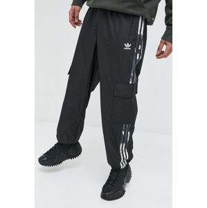 Tepláky adidas Originals pánské, černá barva, s aplikací