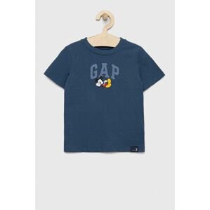 Dětské bavlněné tričko GAP X Disney s potiskem