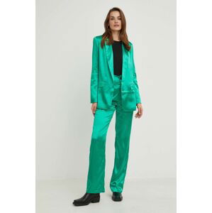 Set - sako a kalhoty Answear Lab zelená barva