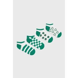 Ponožky Answear Lab dámské, zelená barva