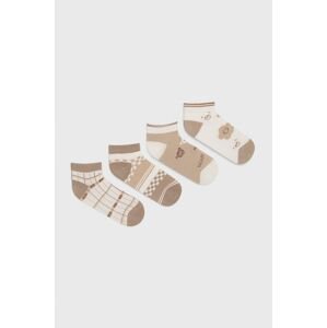 Ponožky Answear Lab ( 4-pak) dámské, béžová barva