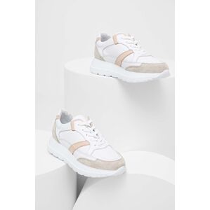 Kožené sneakers boty Answear Lab bílá barva