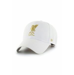 Čepice 47brand Epl Liverpool bílá barva, s aplikací