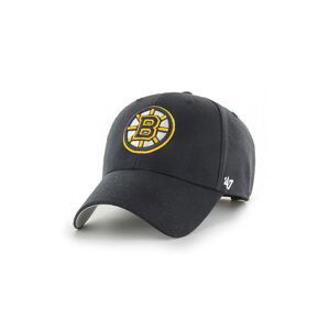 Čepice 47brand NHL Boston Bruins černá barva, s aplikací, H-MVP01WBV-BK