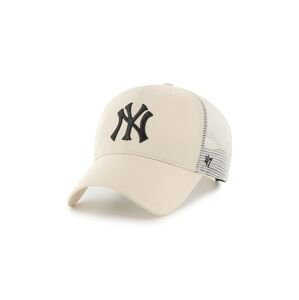 Čepice 47brand MLB New York Yankees béžová barva, s aplikací, B-BRANS17CTP-NTB