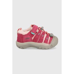 Dětské boty Keen růžová barva