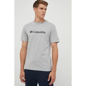 Tričko Columbia šedá barva, s potiskem, 1680053-014