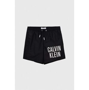 Dětské plavkové šortky Calvin Klein Jeans černá barva