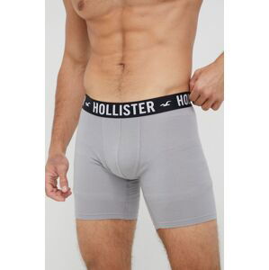 Boxerky Hollister Co. 5-pack pánské, tmavomodrá barva