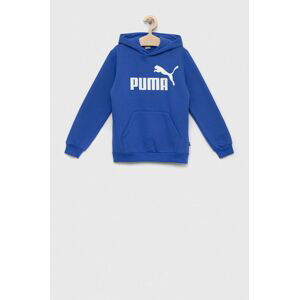 Dětská mikina Puma ESS Big Logo Hoodie FL B s kapucí, vzorovaná