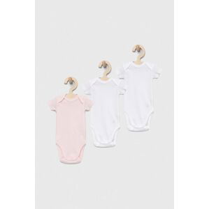 Bavlněné kojenecké body United Colors of Benetton 3-pack