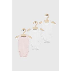 Bavlněné kojenecké body United Colors of Benetton 3-pack