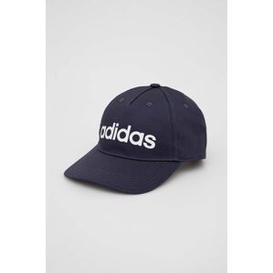 Kšiltovka adidas tmavomodrá barva, vzorovaná