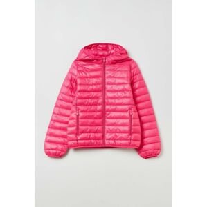 Dětská bunda OVS růžová barva