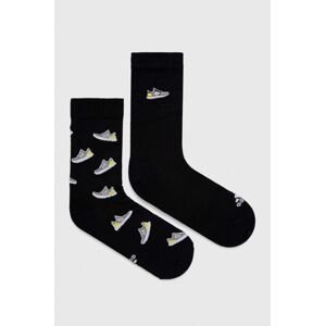 Ponožky adidas Performance 2-pack černá barva