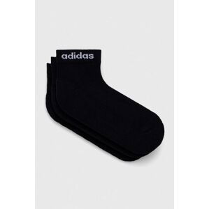 Ponožky adidas 3-pack černá barva