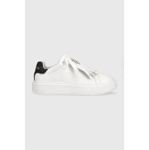 Sneakers boty Karl Lagerfeld MAXI KUP bílá barva, KL62230