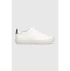 Kožené sneakers boty MICHAEL Michael Kors Grove bílá barva, 43F2GVFS7L