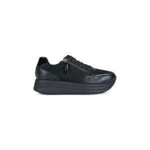 Sneakers boty Geox D KENCY A černá barva, D16QHA-022CF-C9999