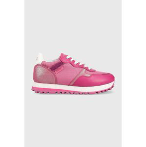 Sneakers boty Liu Jo WONDER 01 růžová barva, BA3061PX34000021