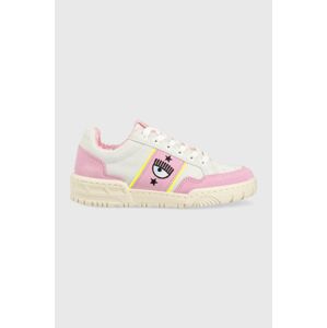 Semišové sneakers boty Chiara Ferragni CF3106_236 šedá barva, CF1 LOW