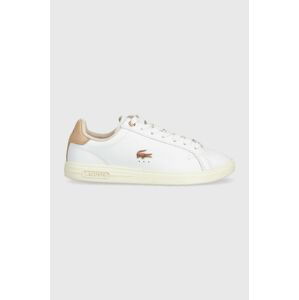 Kožené sneakers boty Lacoste GRADUATE PRO bílá barva, 44SFA0062