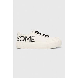 Sneakers boty Desigual bílá barva, 23SSKY01.1000