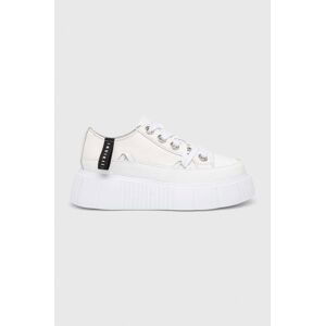 Kožené sneakers boty Inuikii Leather Matilda Low bílá barva, 30102-033