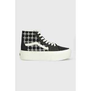 Kecky Vans SK8-Hi Tapered Stackform dámské, šedá barva, VN0A5JMKBMA1, VN0A5JMKBMA1-BLACK