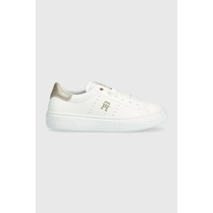 Dětské sneakers boty Tommy Hilfiger bílá barva