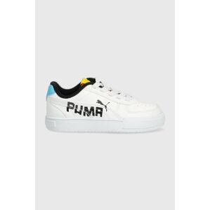 Dětské sneakers boty Puma Puma Caven Brand Love PS bílá barva