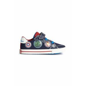 Dětské sneakers boty Geox x Marvel tmavomodrá barva