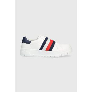 Dětské sneakers boty Tommy Hilfiger bílá barva