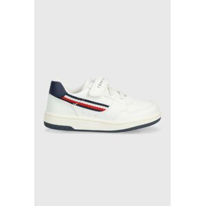 Dětské sneakers boty Tommy Hilfiger bílá barva