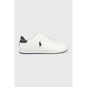 Dětské sneakers boty Polo Ralph Lauren bílá barva