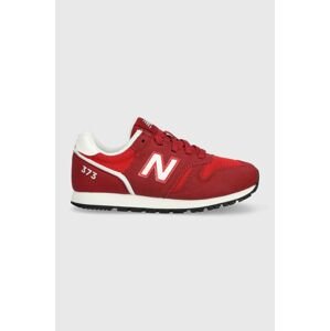 Dětské sneakers boty New Balance NBYC373 červená barva