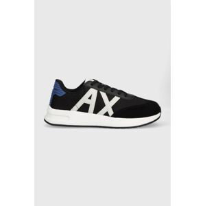 Sneakers boty Armani Exchange XUX071.XV527.S281 černá barva, XUX071 XV527 S281