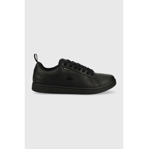 Kožené sneakers boty Lacoste CARNABY černá barva, 43SMA0020