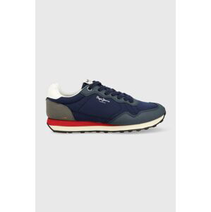 Sneakers boty Pepe Jeans NATCH tmavomodrá barva, PMS30945