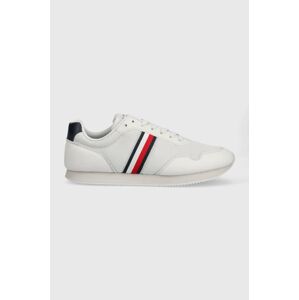 Sneakers boty Tommy Hilfiger CORE LO RUNNER bílá barva, FM0FM04504