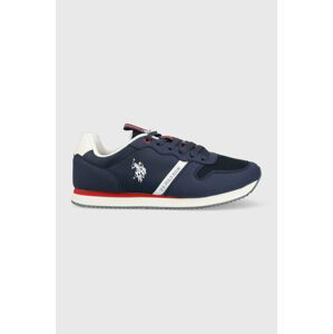 Sneakers boty U.S. Polo Assn. NOBIL tmavomodrá barva, NOBIL009M